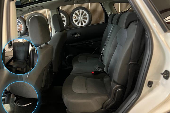 Hvid Nissan Qashqai+2 fra 2012