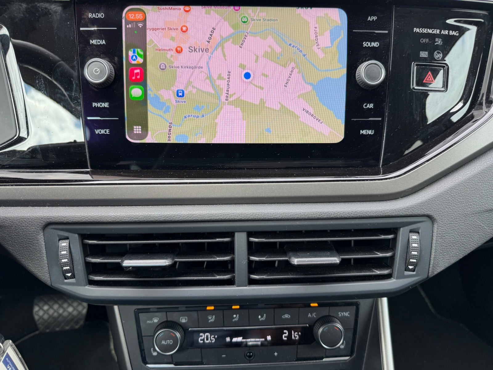 Hvid VW Polo fra 2020