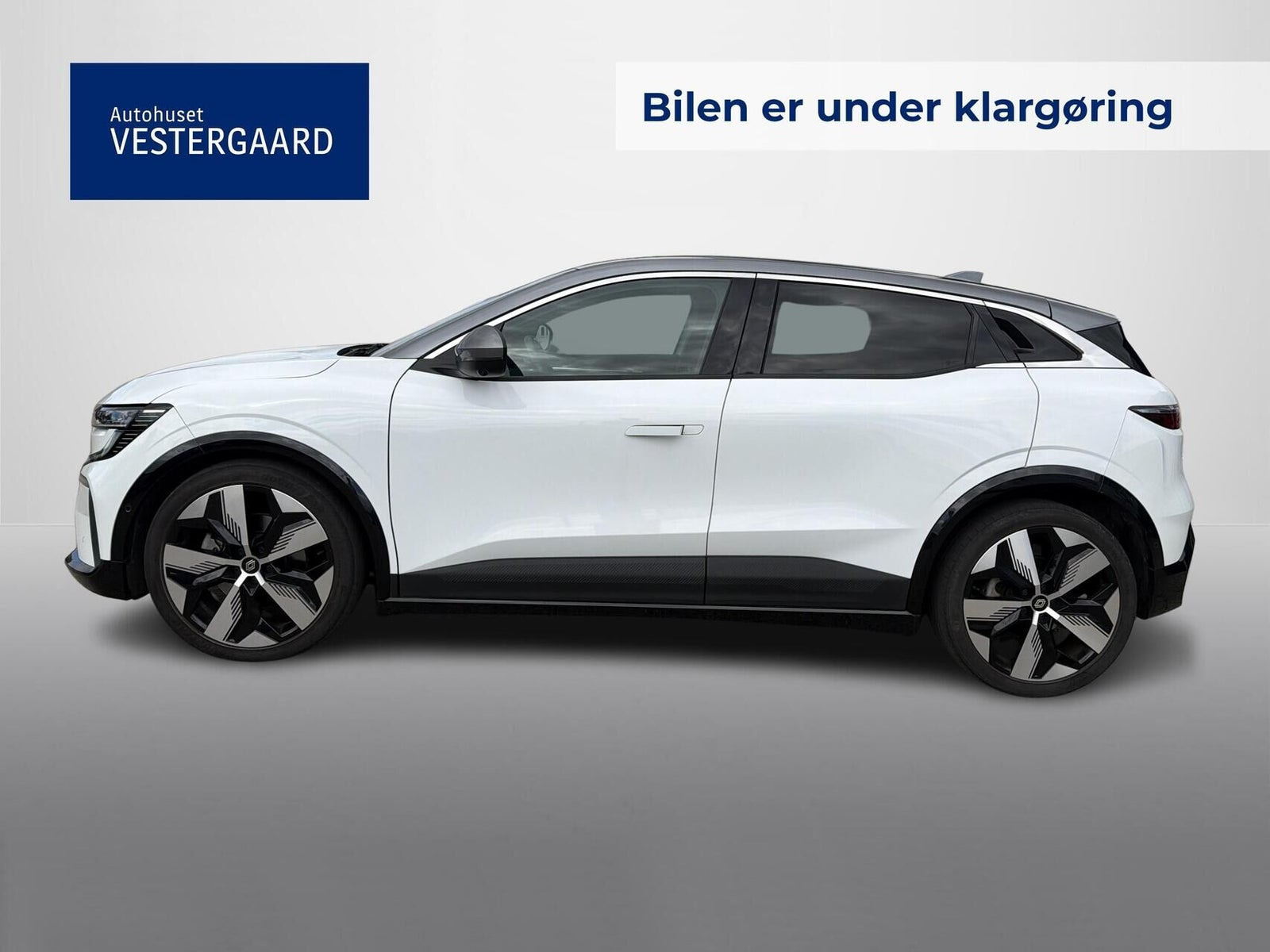 Hvid Renault Megane E-Tech fra 2023