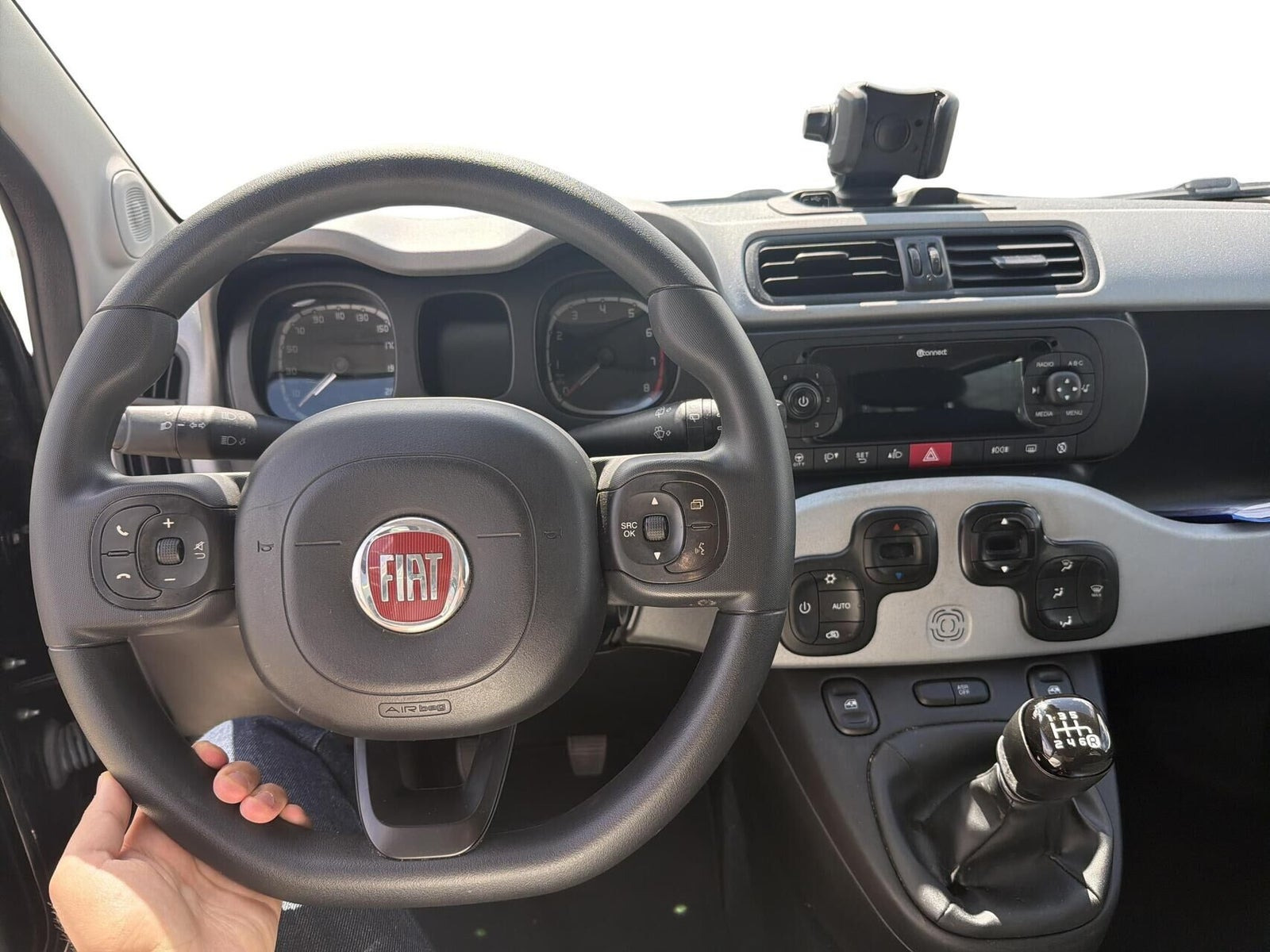 Sort Fiat Panda fra 2022