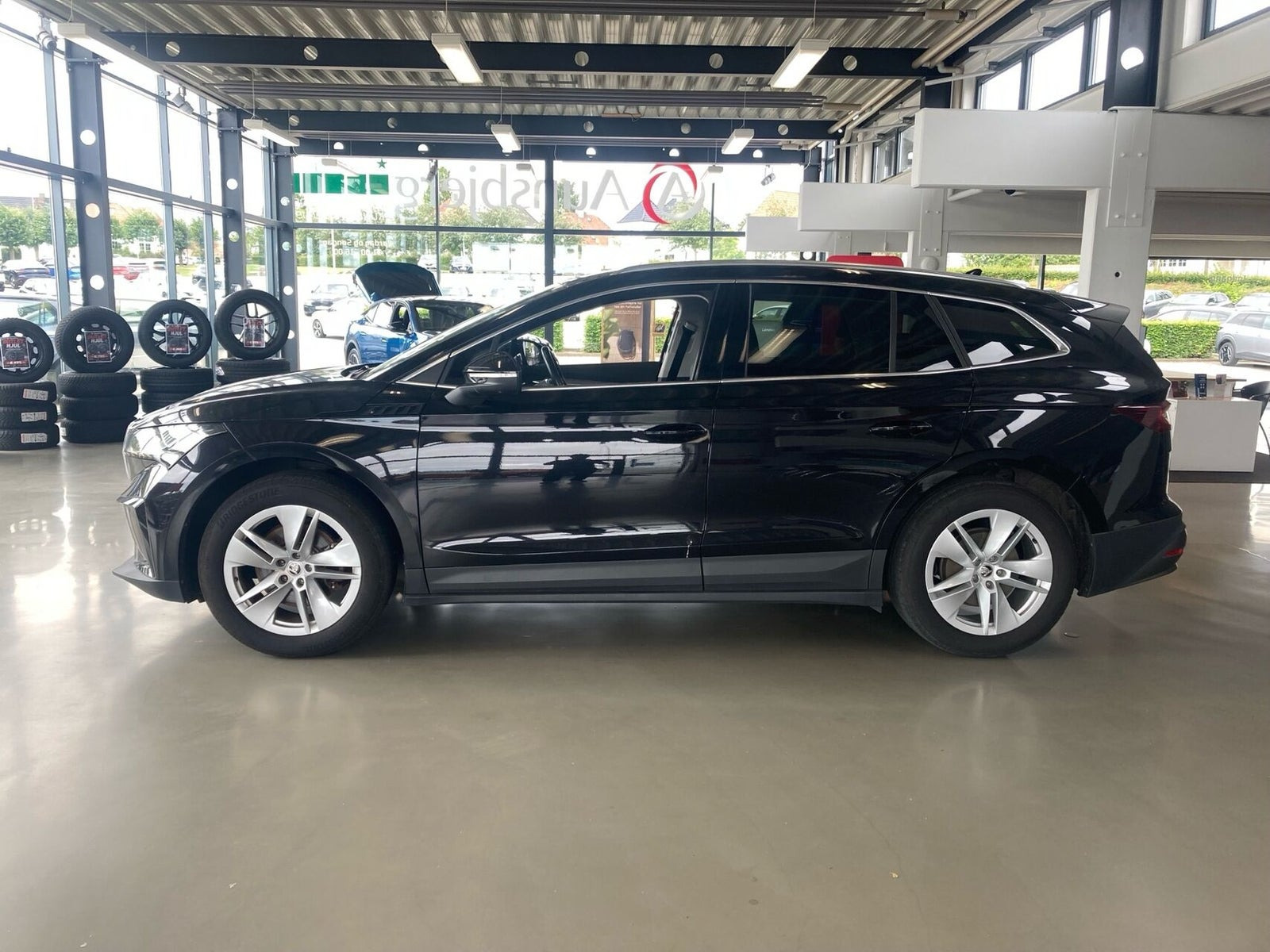 Sort Skoda Enyaq fra 2022