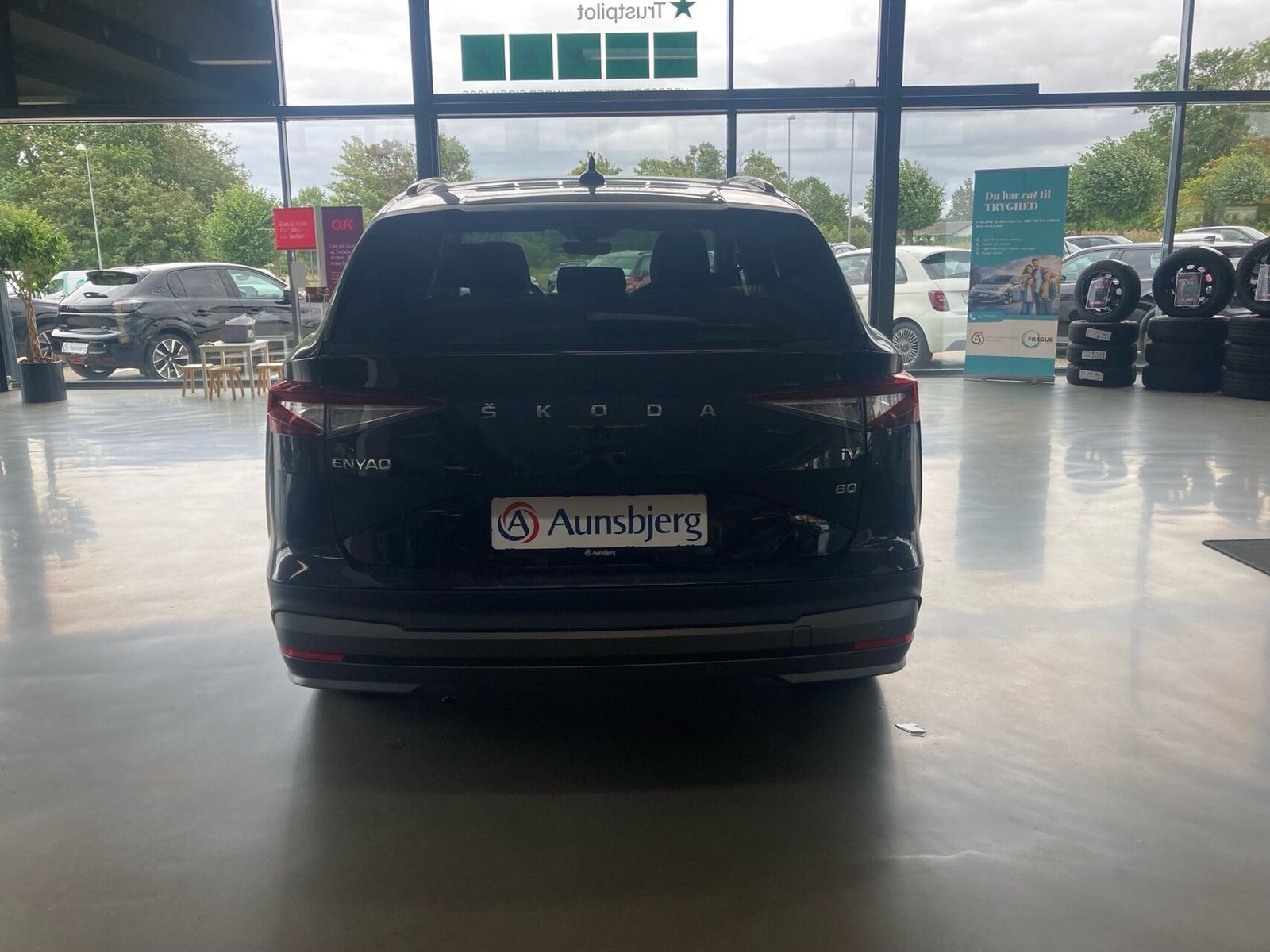 Sort Skoda Enyaq fra 2022