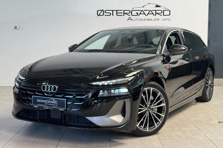 Sort Audi A6 e-tron fra 2025