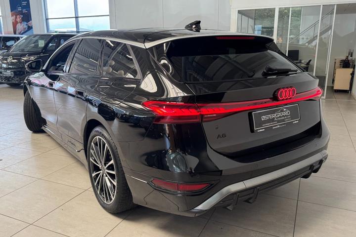 Sort Audi A6 e-tron fra 2025