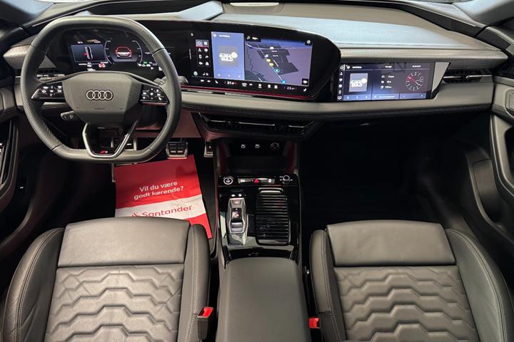 Sort Audi A6 e-tron fra 2025