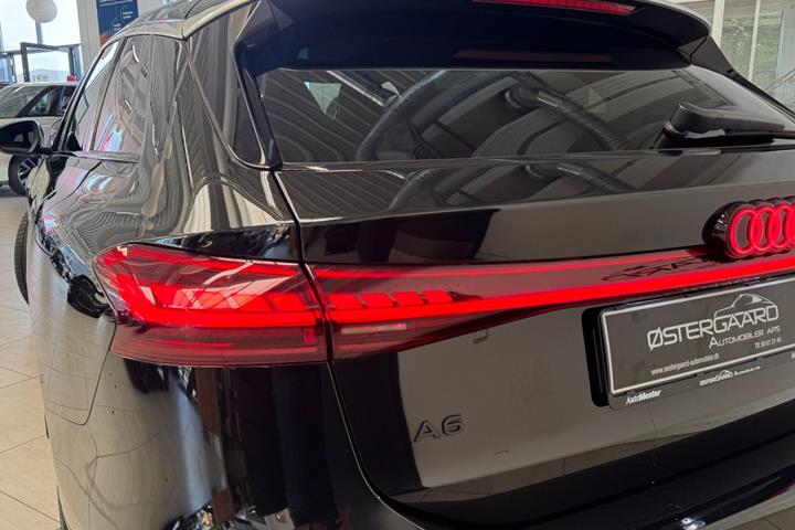 Sort Audi A6 e-tron fra 2025