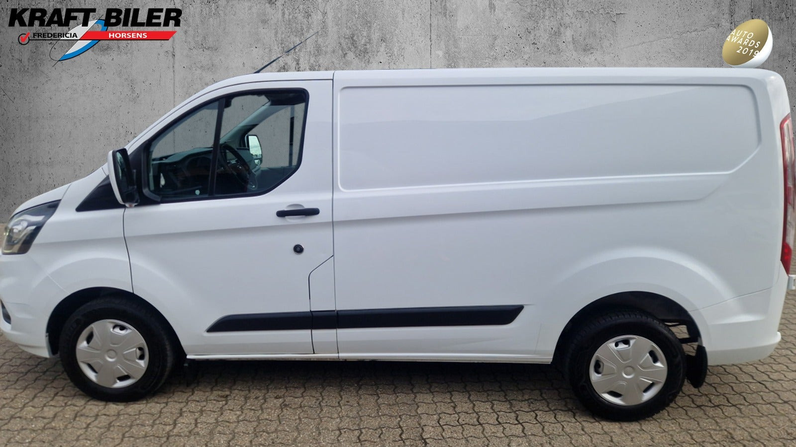 Hvid Ford Transit Custom 300 L1 fra 2023