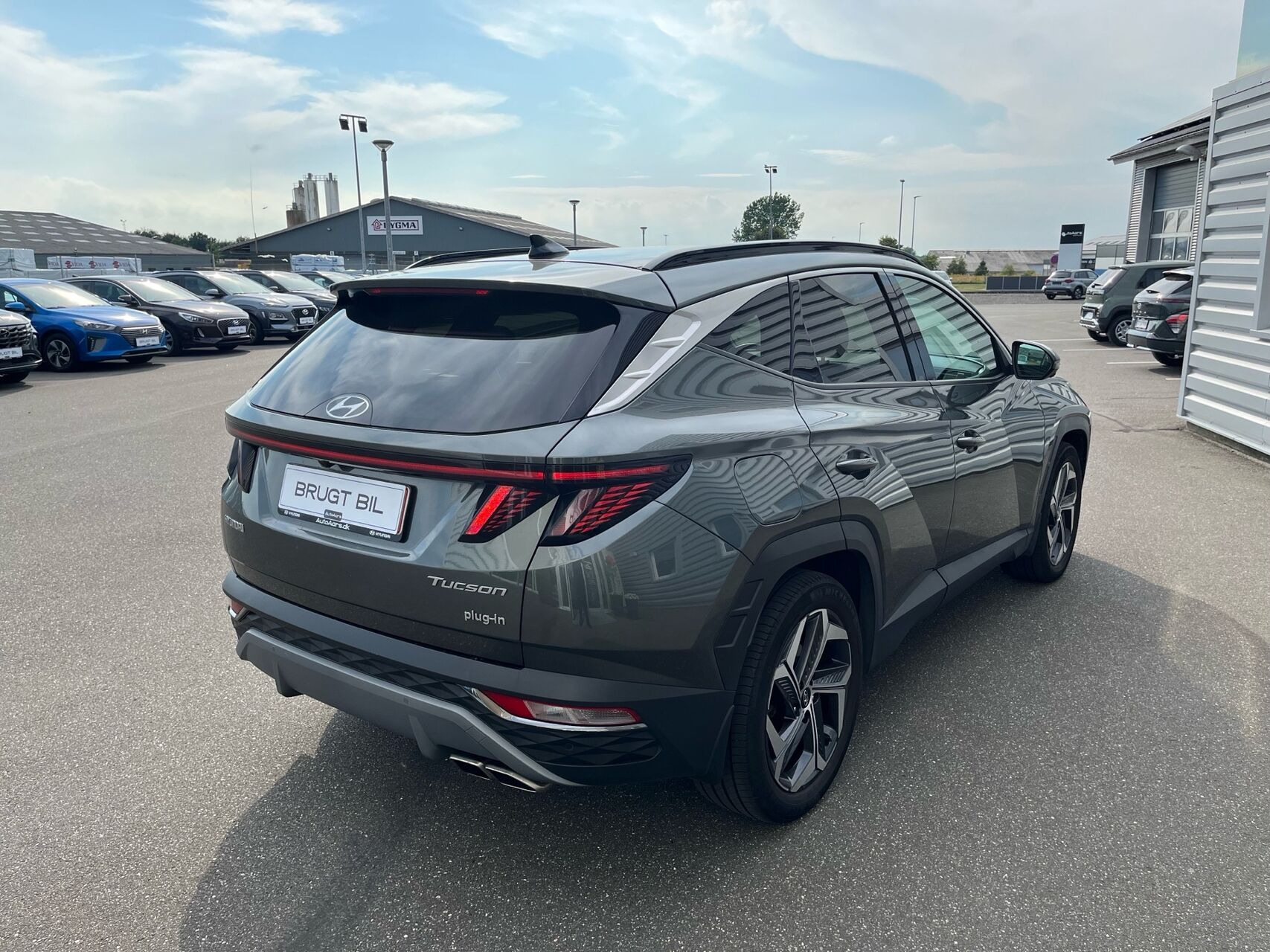 Grå Hyundai Tucson fra 2022