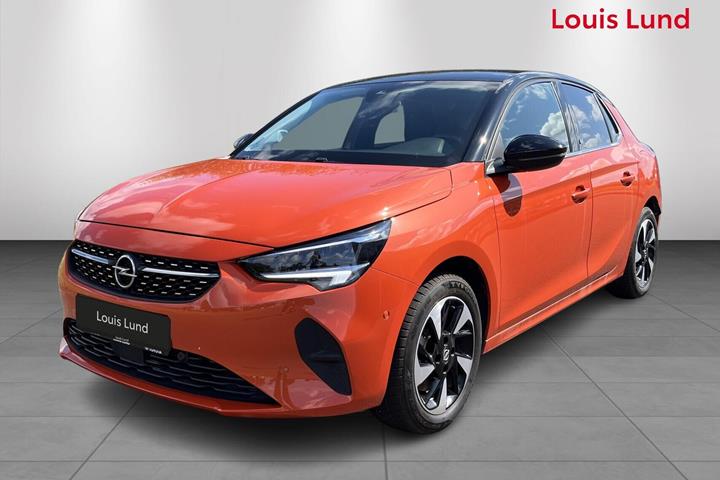 Orange Opel Corsa-e fra 2023