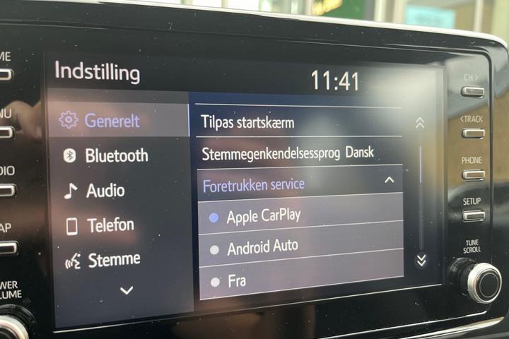 Sort Toyota Yaris fra 2021