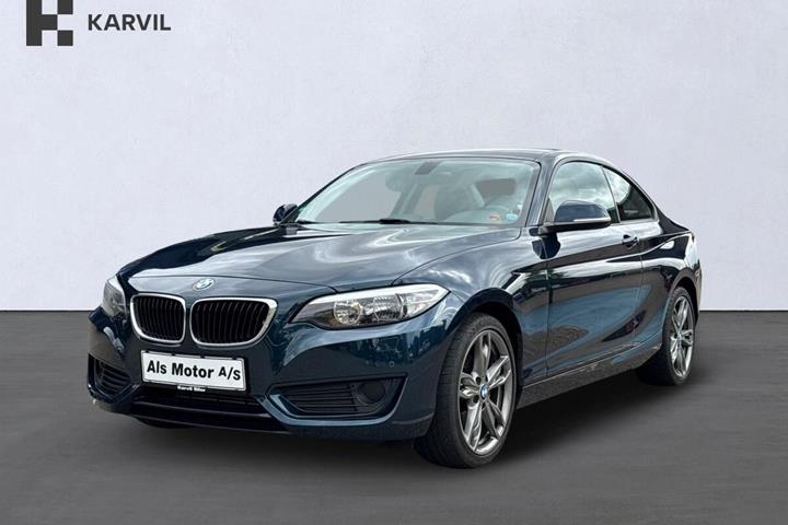 Blå BMW 220d fra 2015