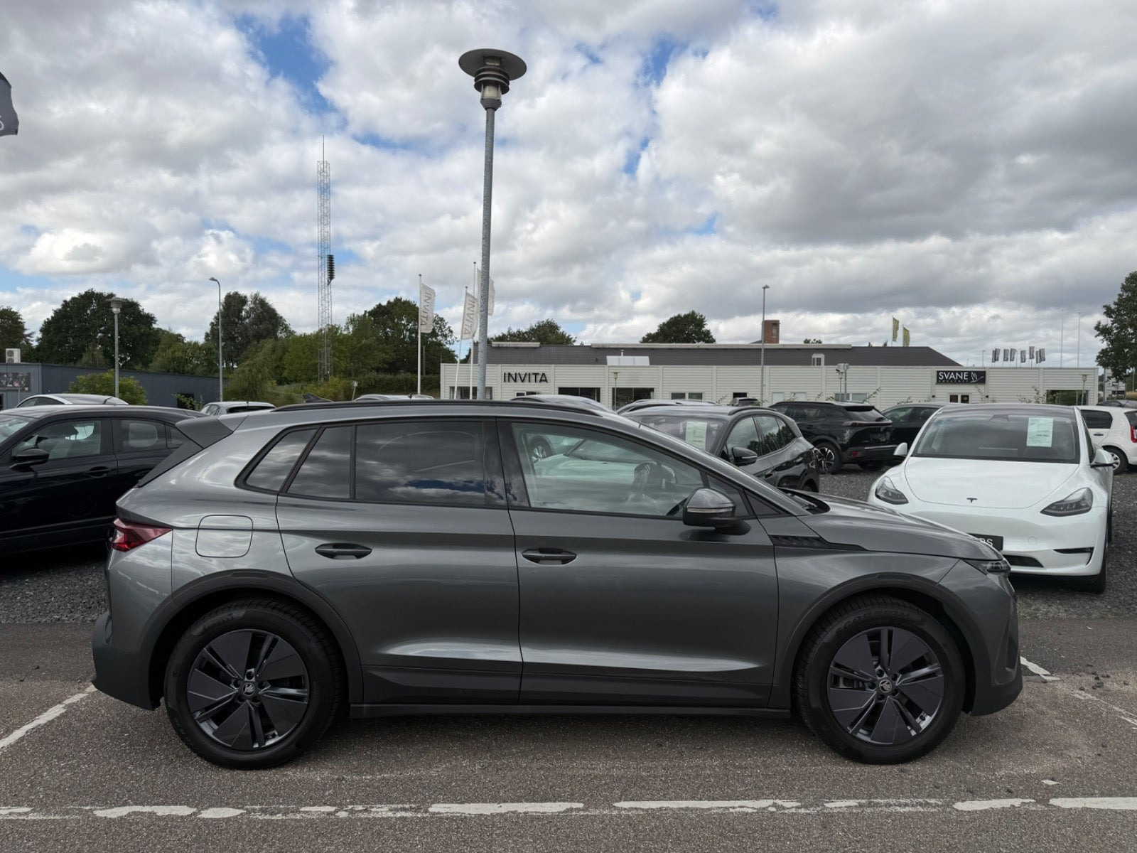 Grå Skoda Elroq fra 2025