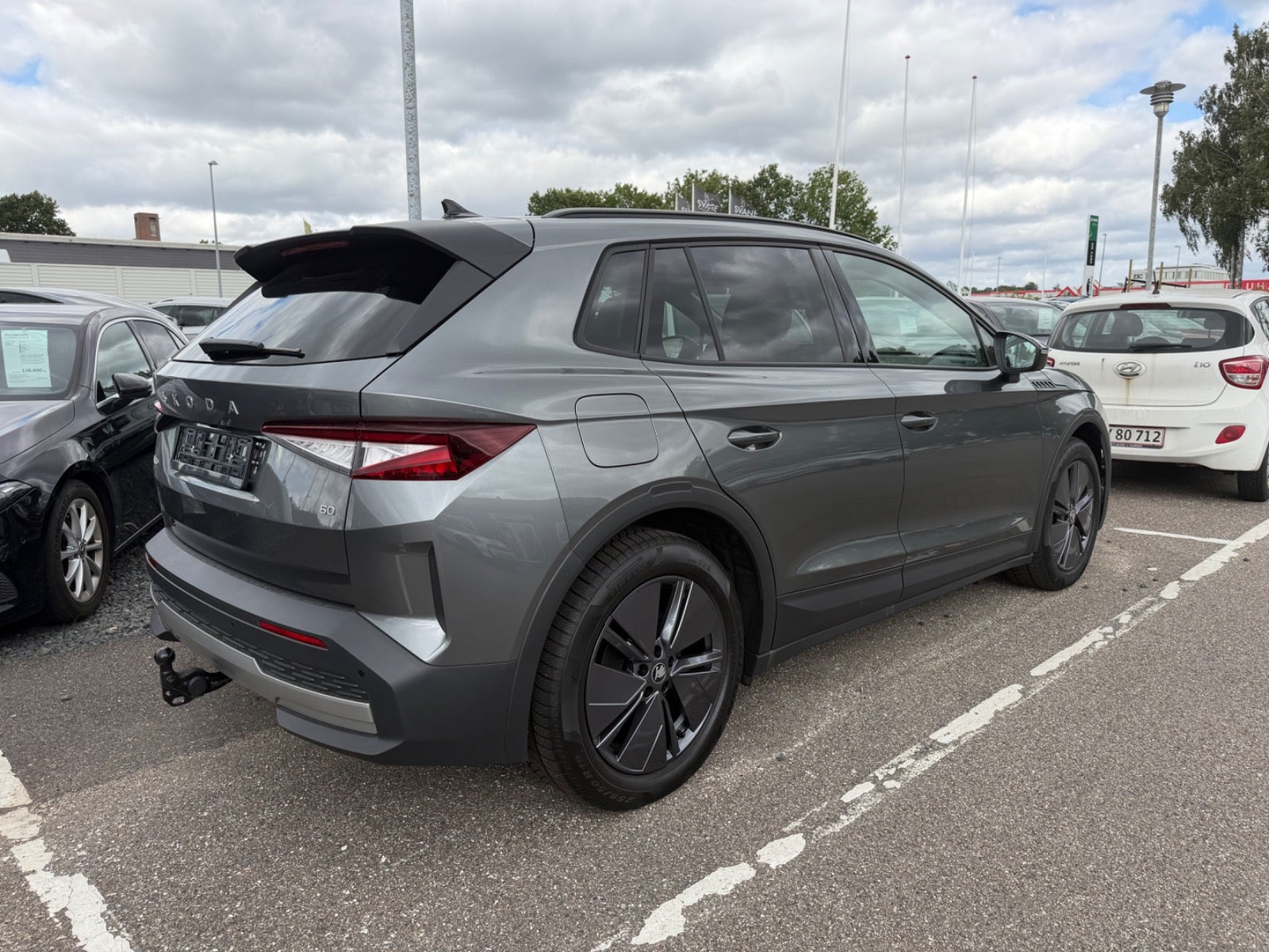Grå Skoda Elroq fra 2025