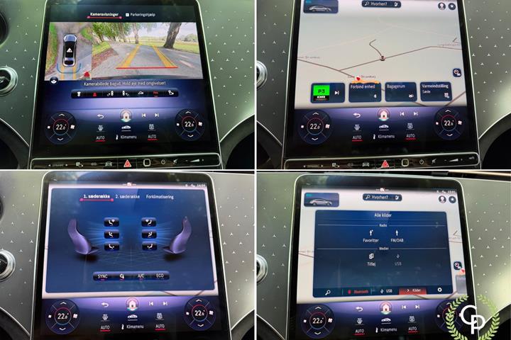 Sort Mercedes EQS450+ fra 2023