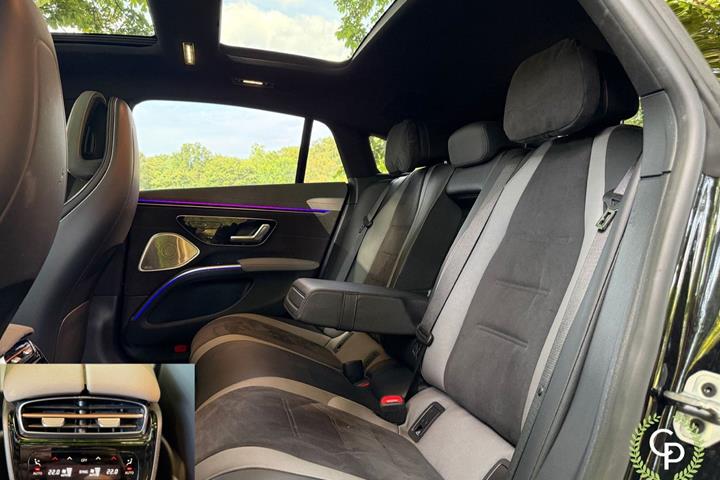 Sort Mercedes EQS450+ fra 2023
