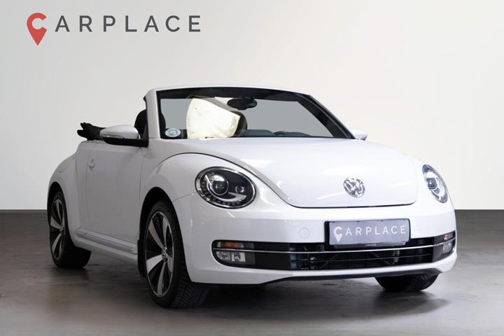 Hvid VW The Beetle fra 2015