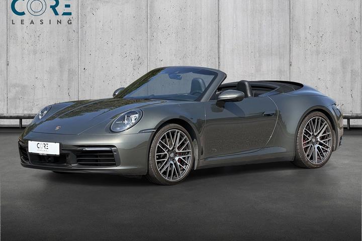 Grøn Porsche 911 Carrera 4S fra 2019