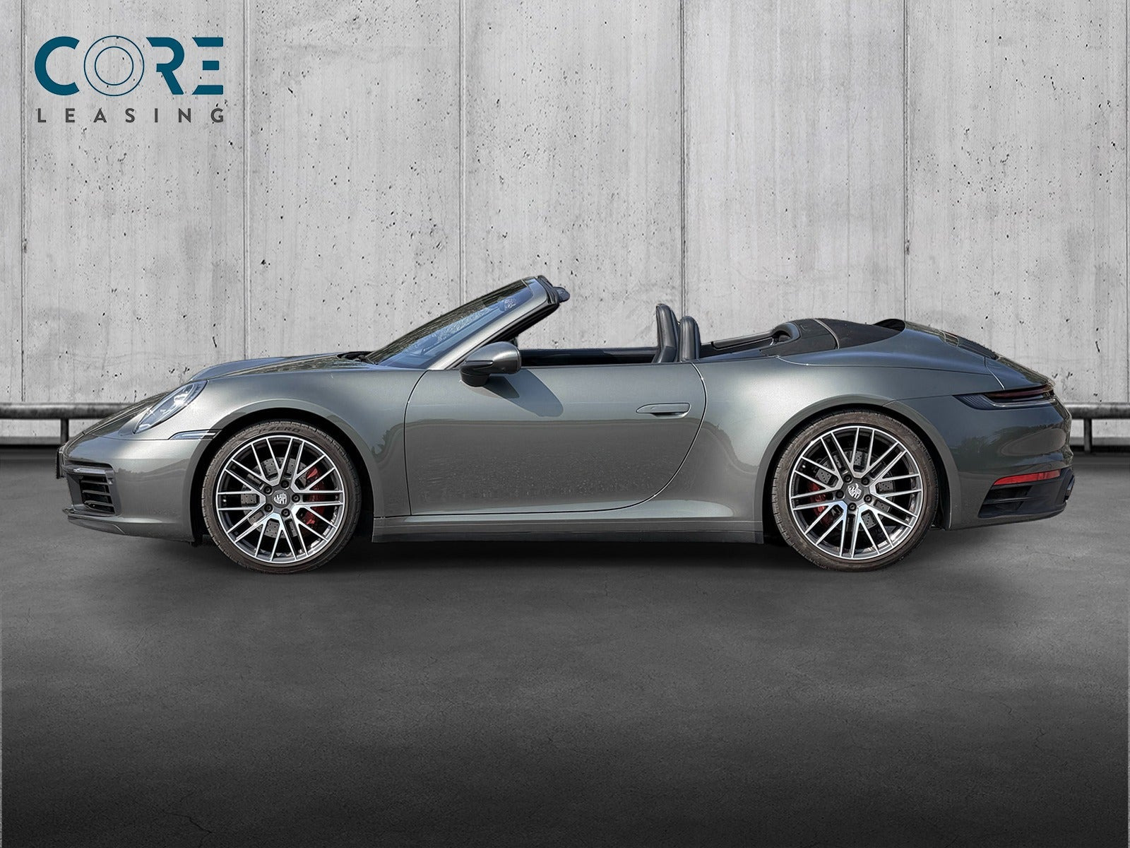 Grøn Porsche 911 Carrera 4S fra 2019