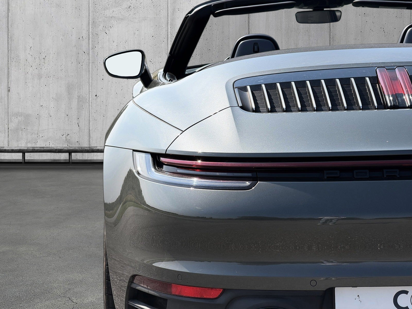 Grøn Porsche 911 Carrera 4S fra 2019