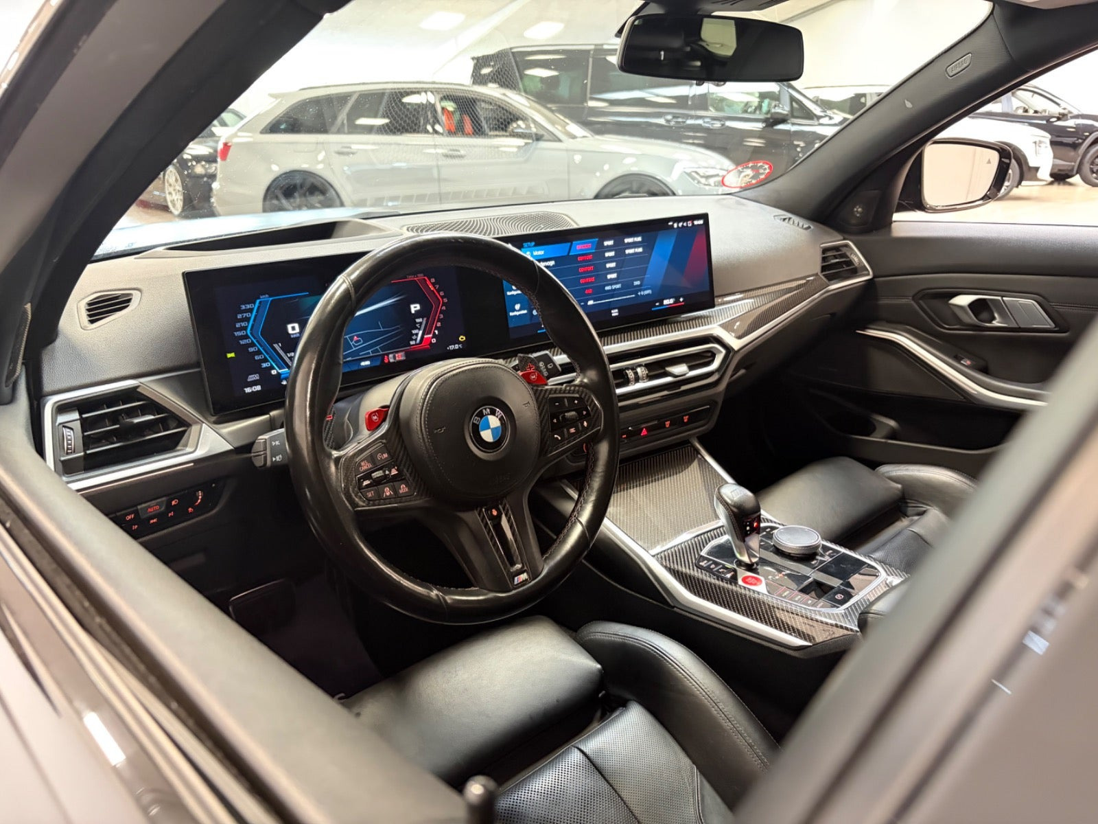 Sort BMW M3 fra 2023