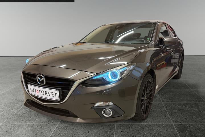 Grå Mazda 3 fra 2016