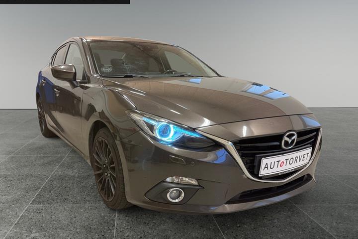 Grå Mazda 3 fra 2016