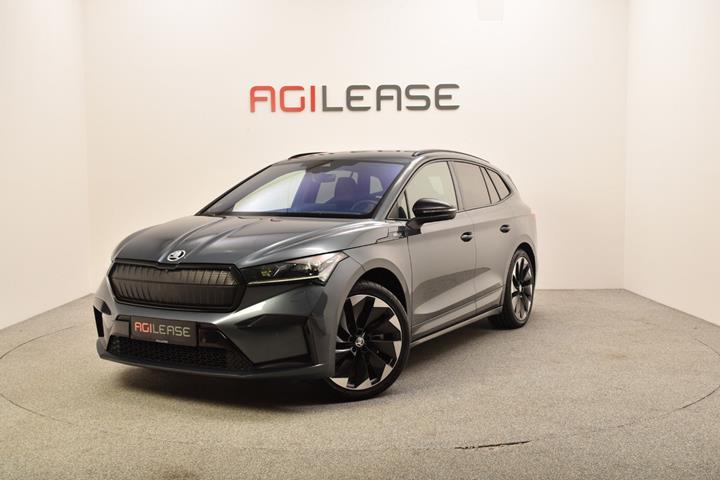 Grå Skoda Enyaq fra 2022
