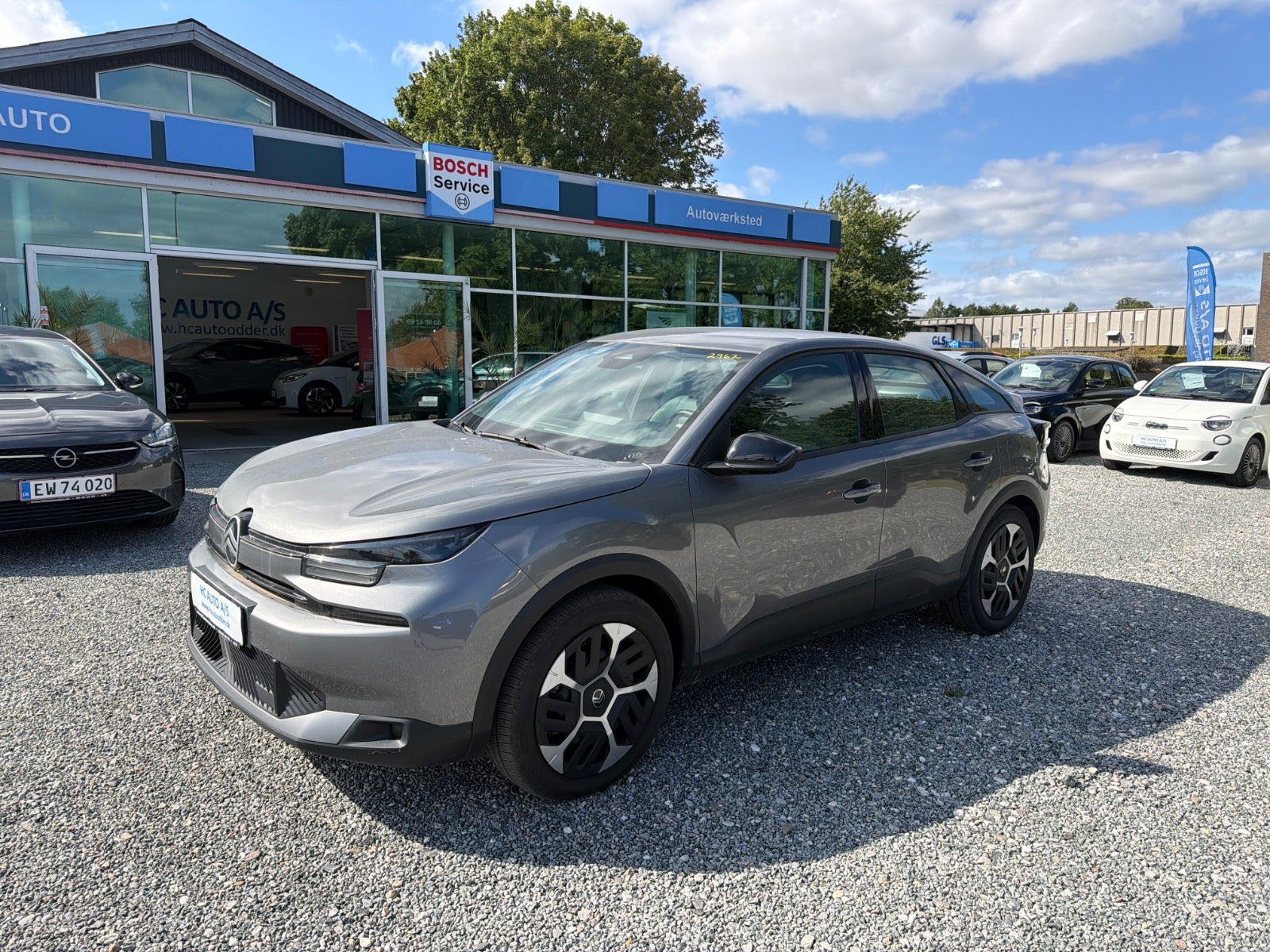 Grå Citroën ë-C4 fra 2025