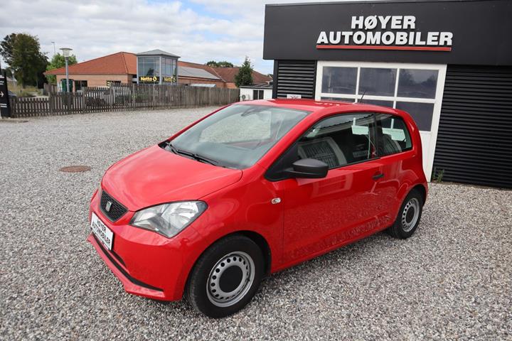 Rød Seat Mii fra 2014