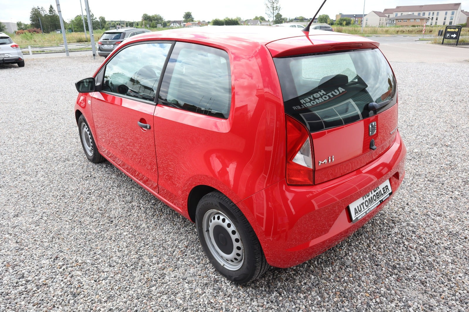 Rød Seat Mii fra 2014