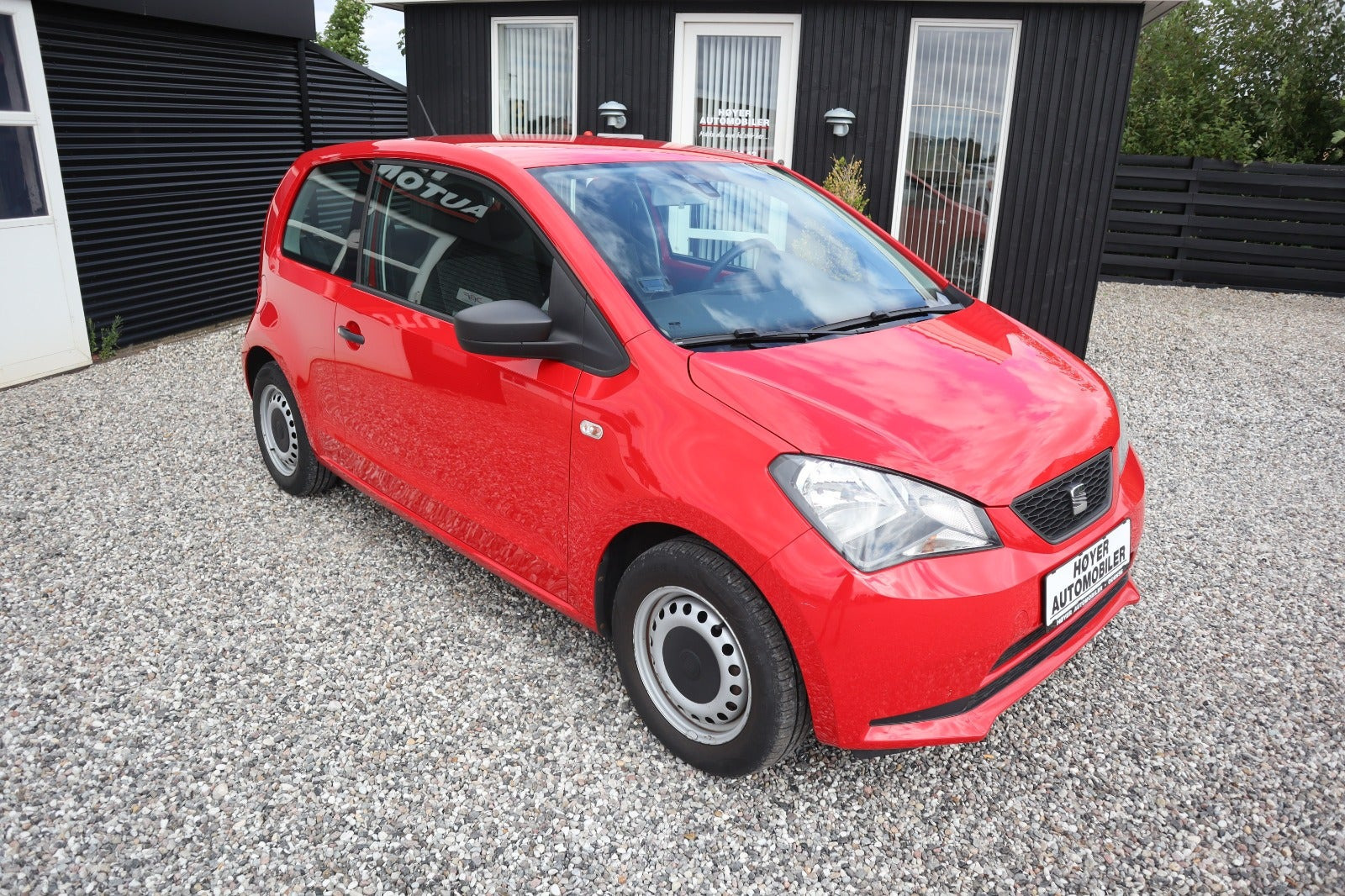Rød Seat Mii fra 2014
