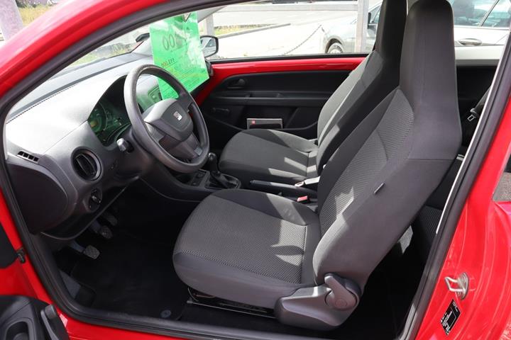 Rød Seat Mii fra 2014