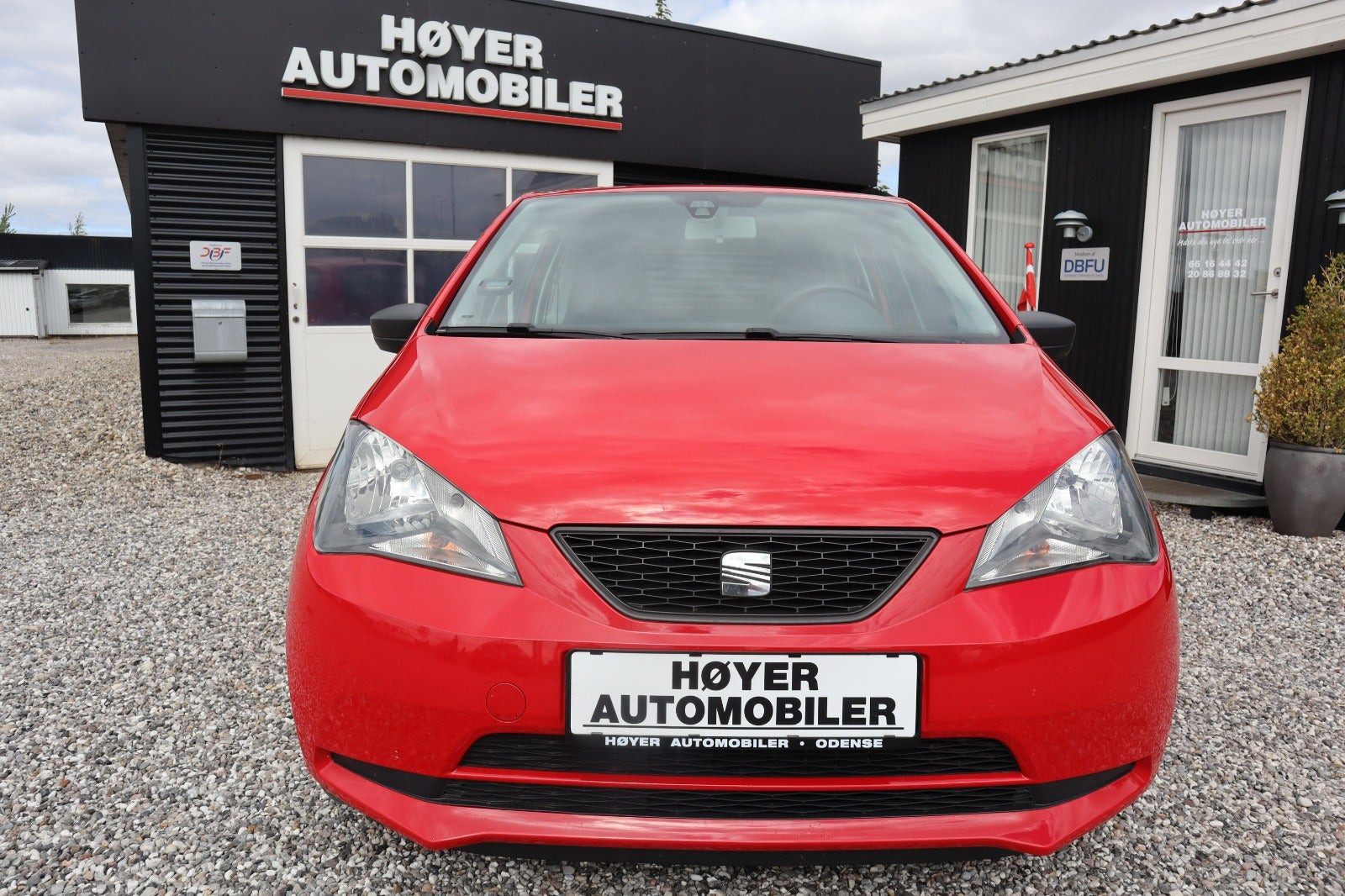 Rød Seat Mii fra 2014