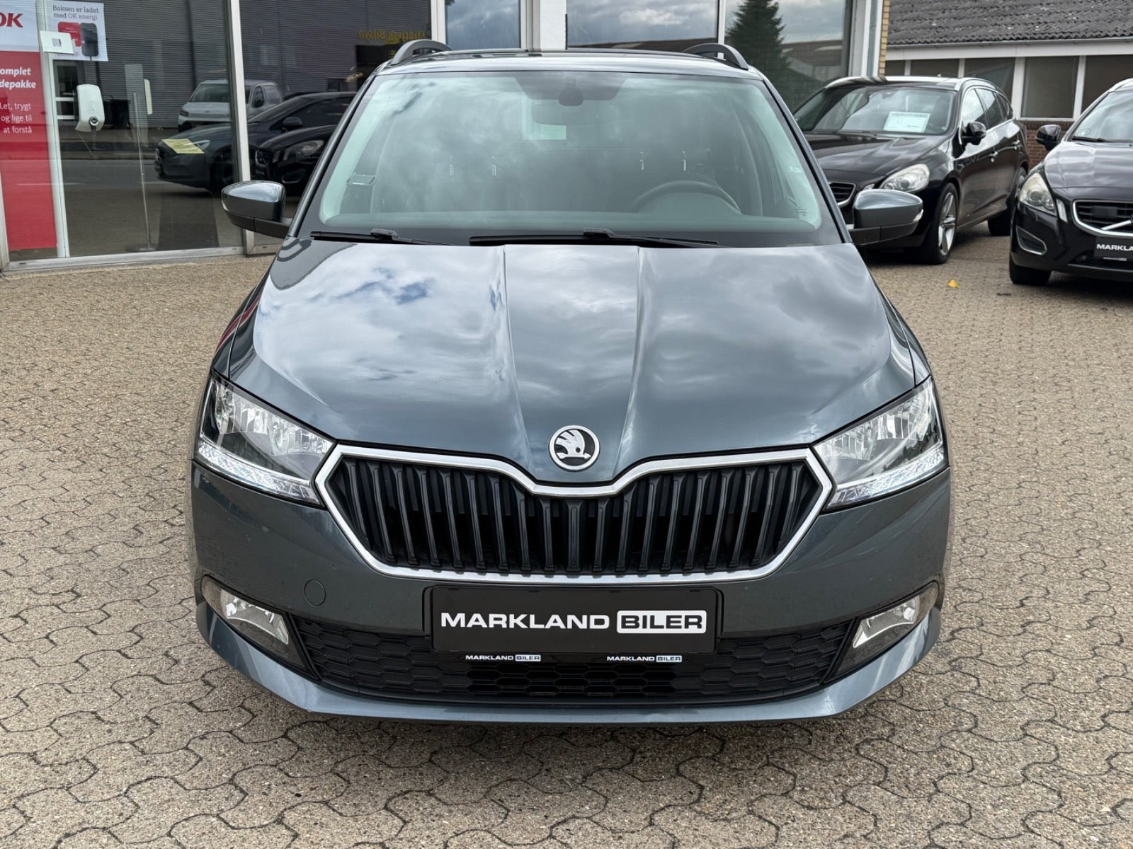 Grå Skoda Fabia fra 2022