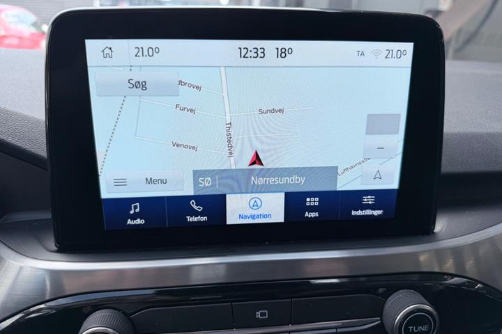 Blå Ford Kuga fra 2021