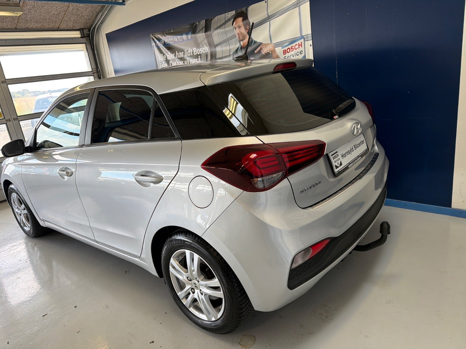 Sølv Hyundai i20 fra 2018