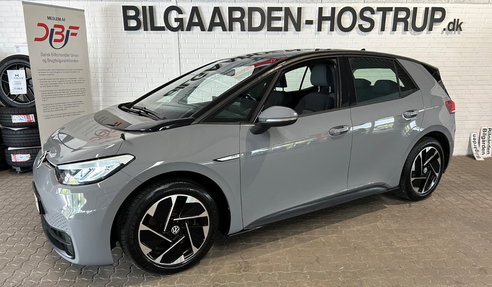Grå VW ID.3 fra 2021