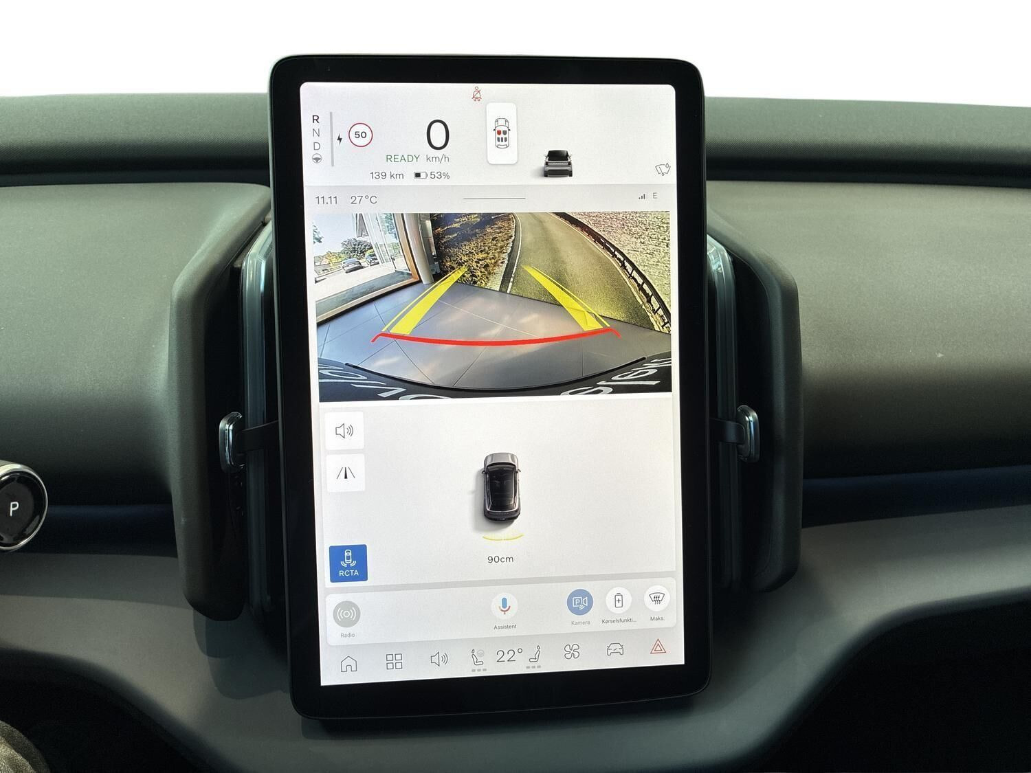 Blå Volvo EX30 fra 2025