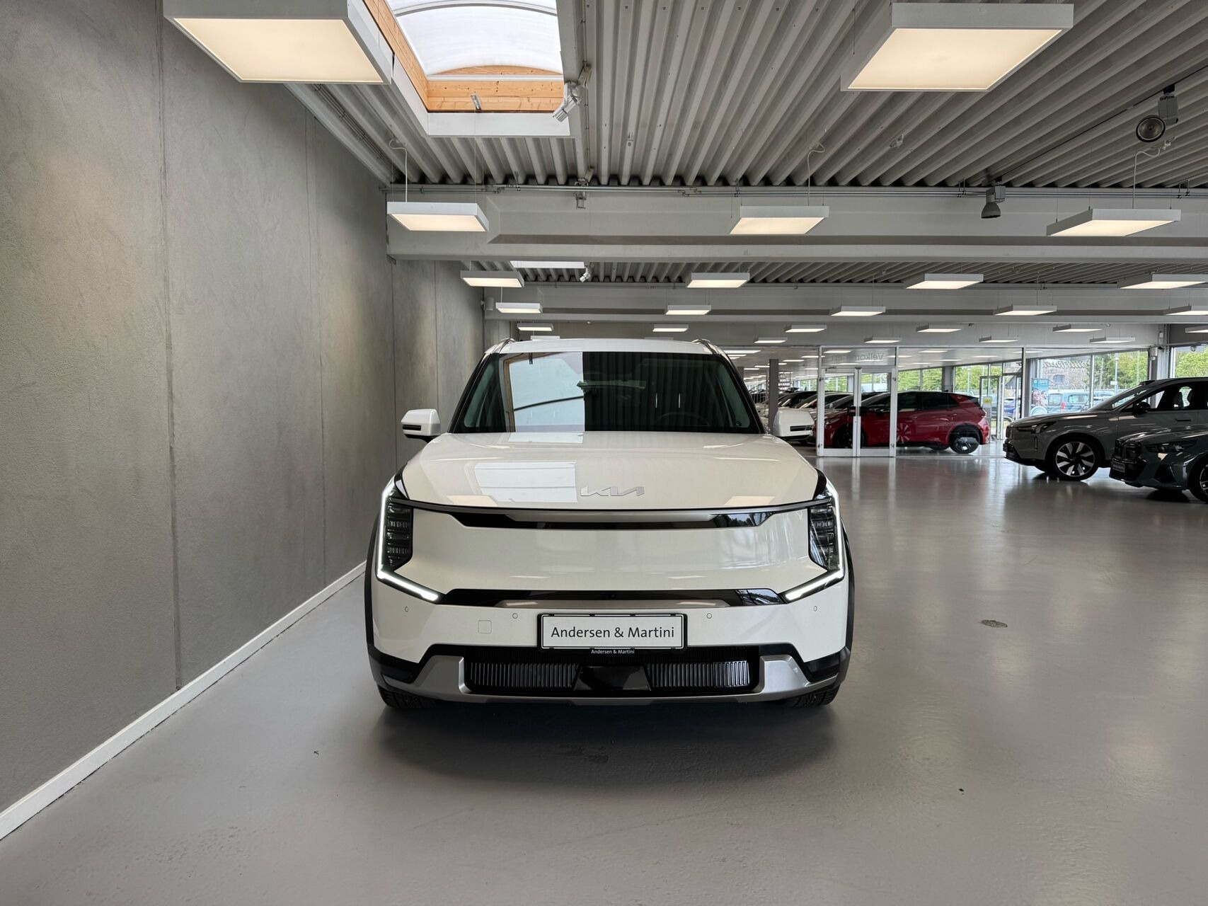 Hvid Kia EV9 fra 2025
