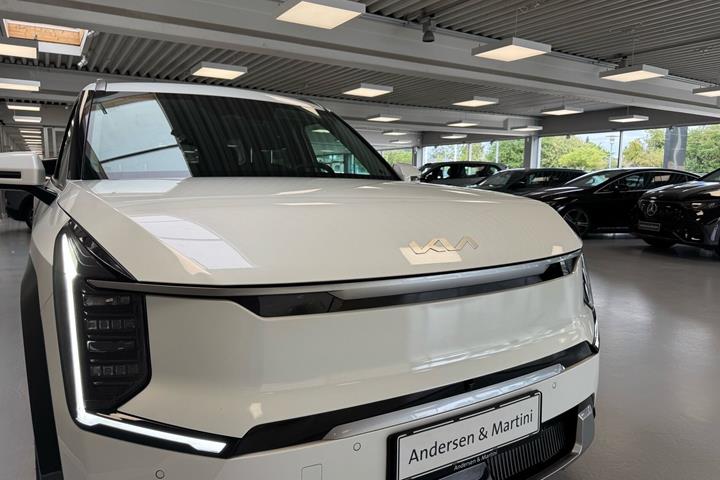 Hvid Kia EV9 fra 2025