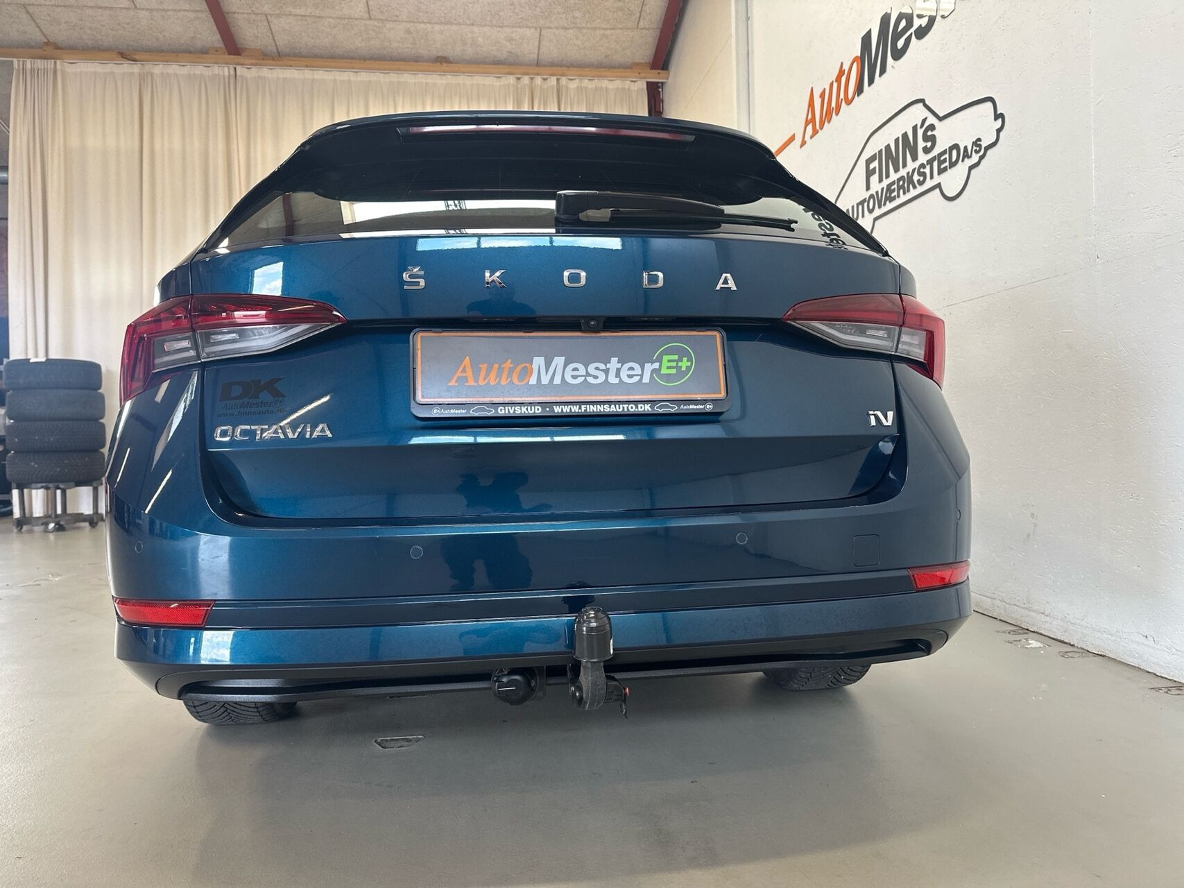 Blå Skoda Octavia fra 2021