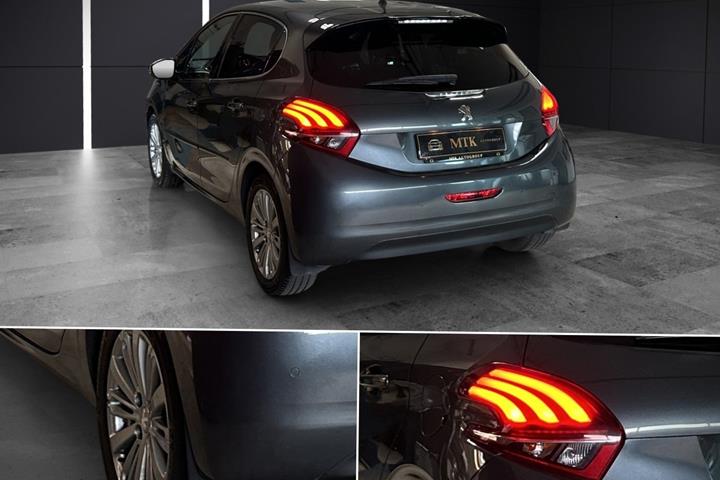 Grå Peugeot 208 fra 2015