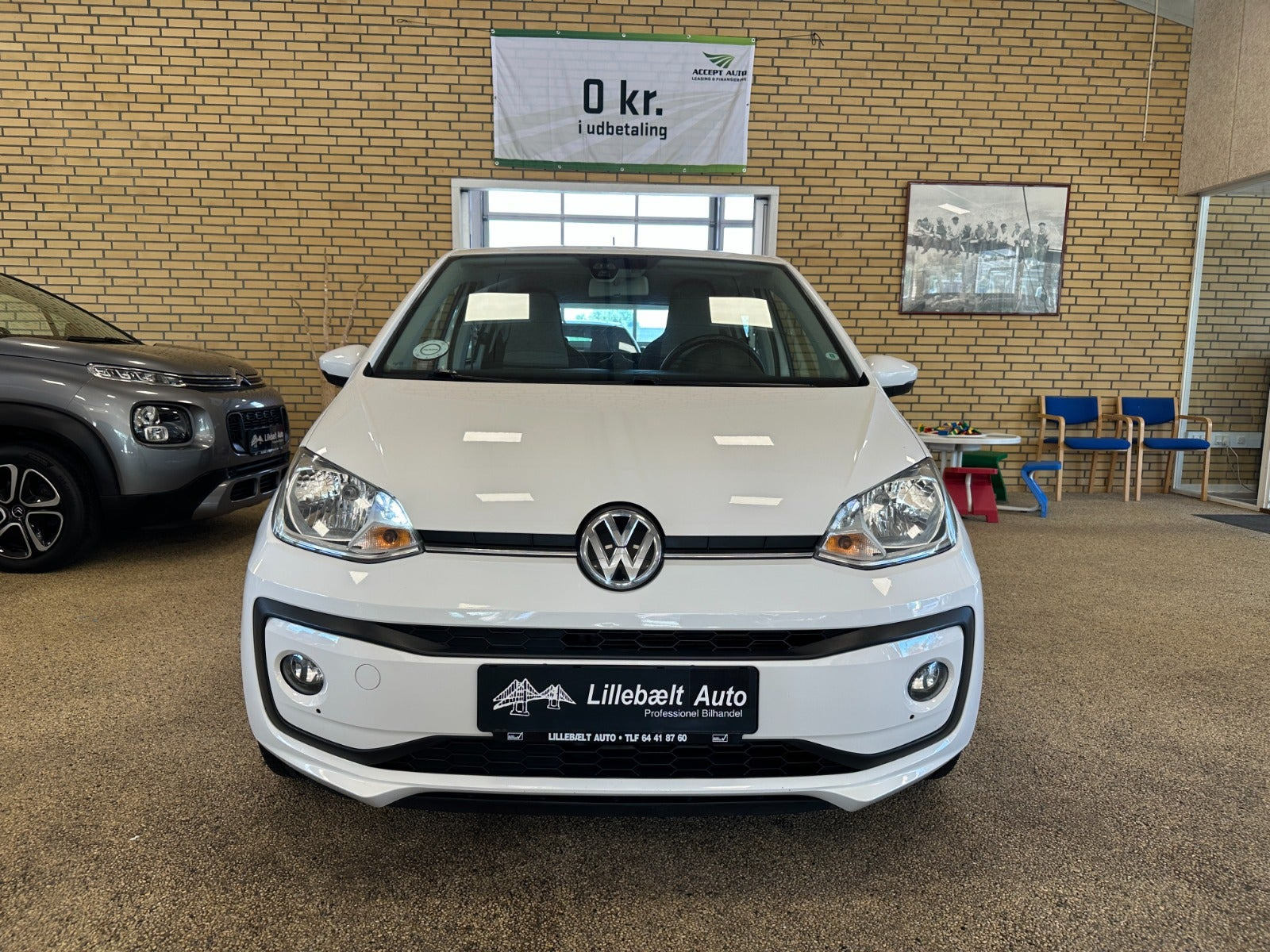 Hvid VW UP! fra 2017