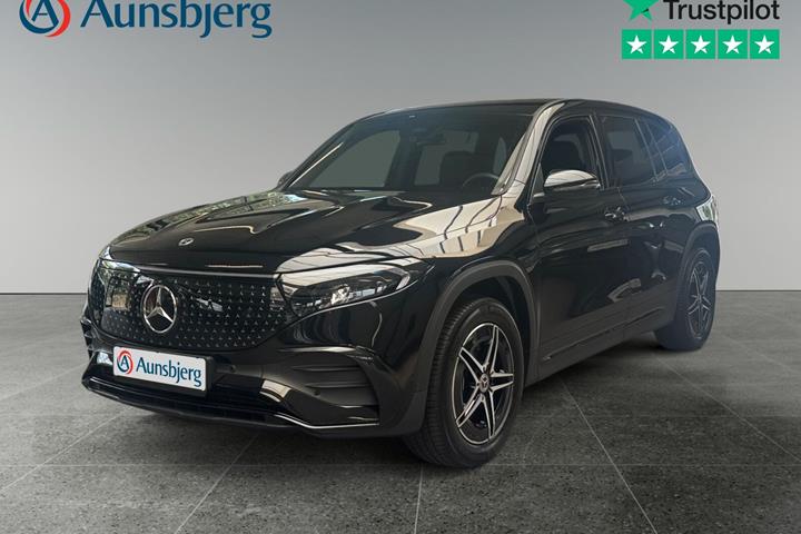 Sort Mercedes EQB250+ fra 2025 set udefra