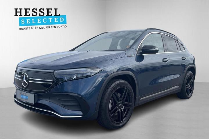 Blå Mercedes EQA250 fra 2022