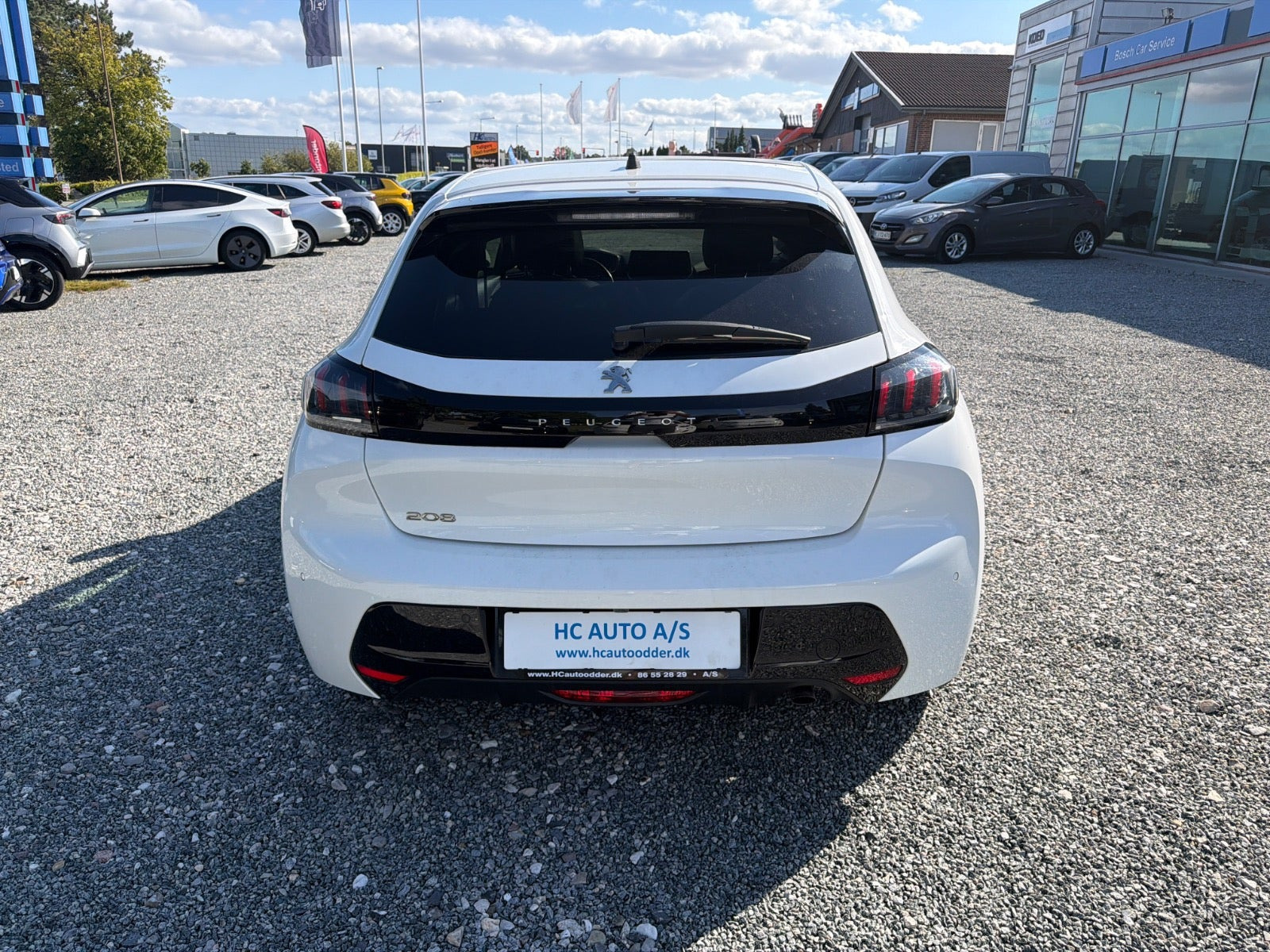 Hvid Peugeot 208 fra 2020