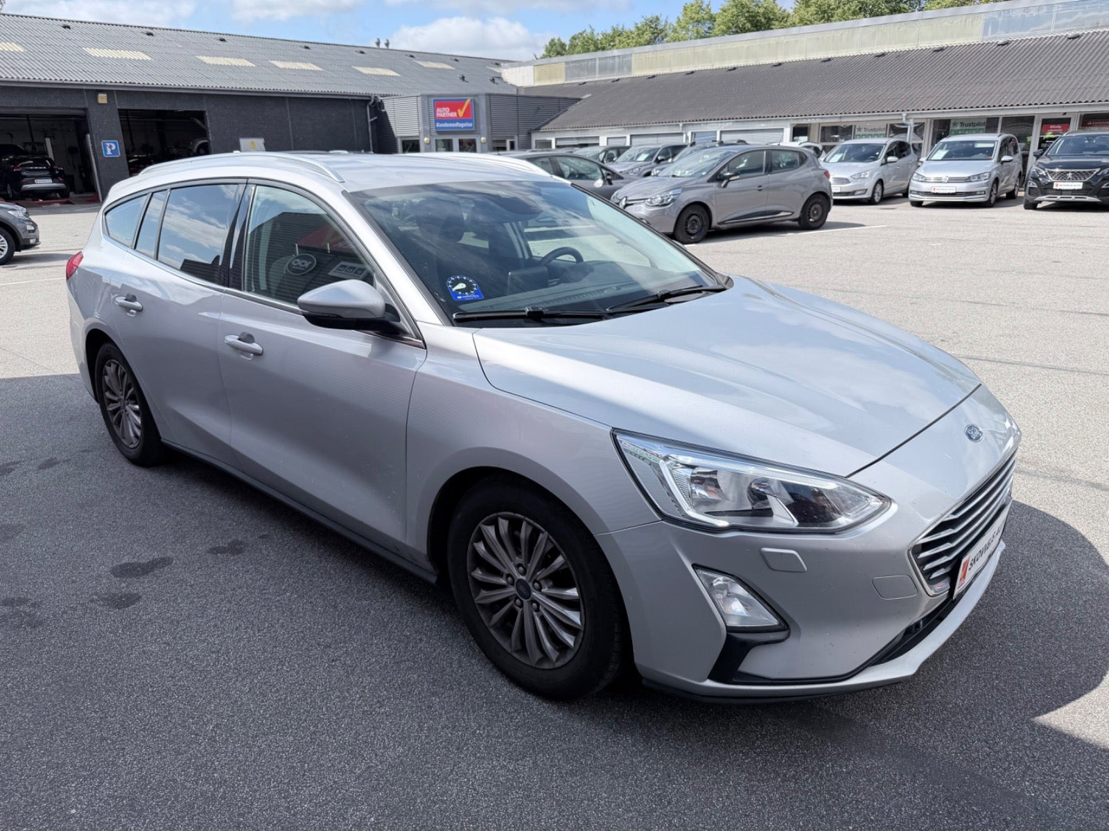 Sølv Ford Focus fra 2019
