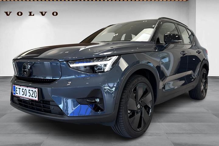 Blå Volvo EX40 fra 2027