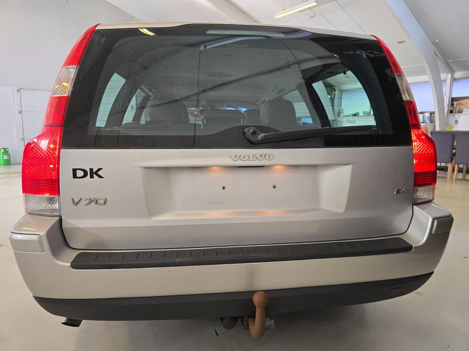 Sølv Volvo V70 fra 2006