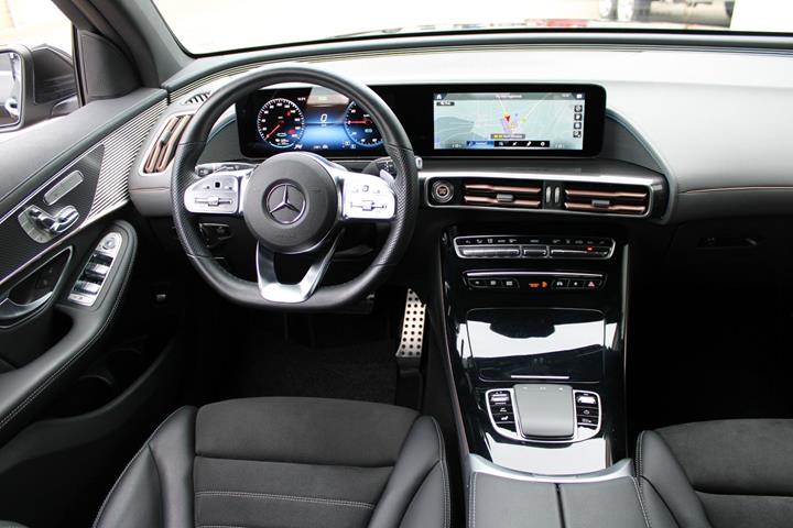 Grå Mercedes EQC400 fra 2023